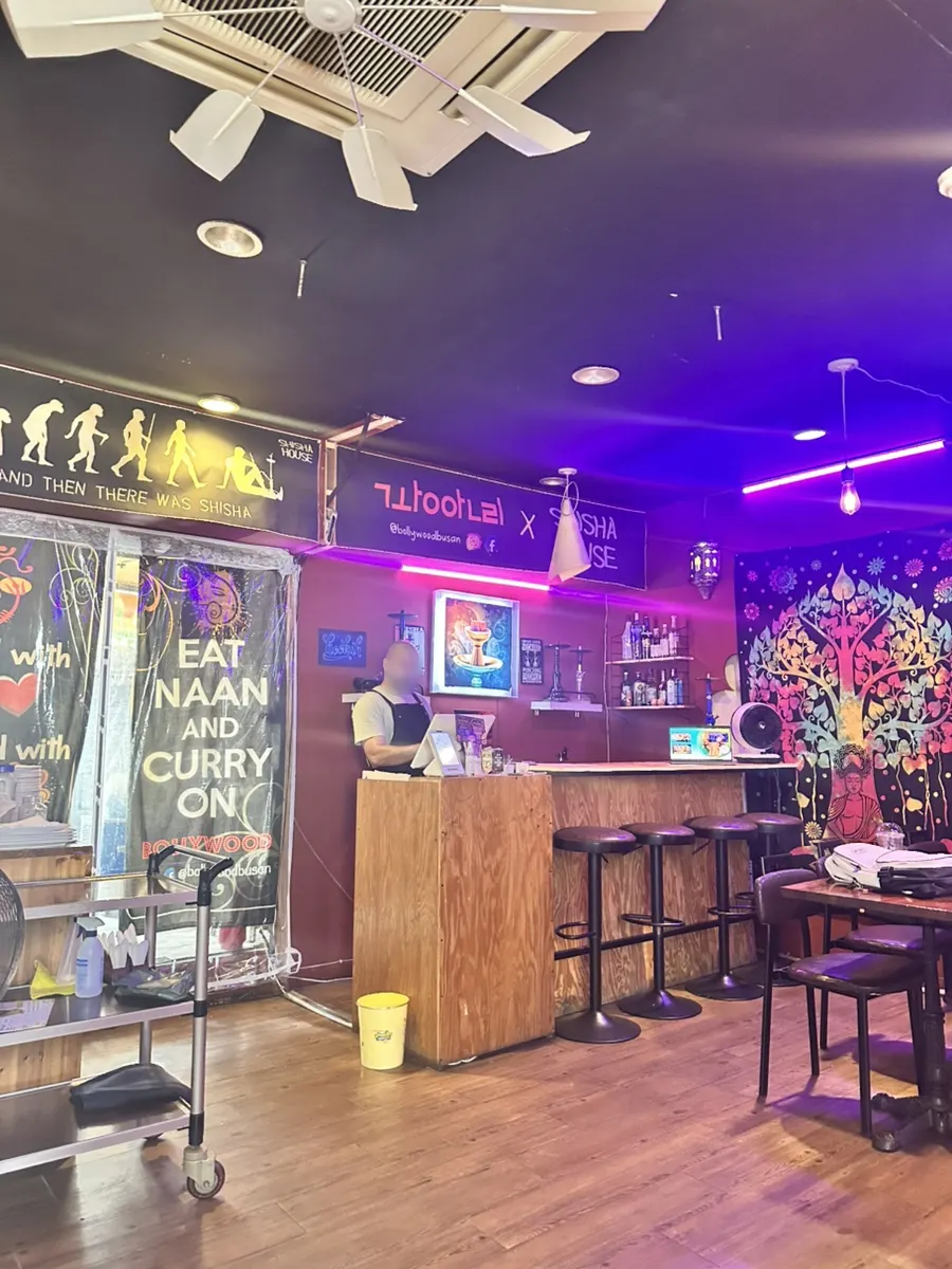 Bollywood's dining hall with an exotic atmosphere