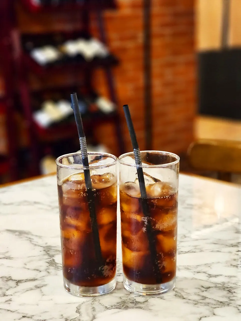 Zero Coke ordered instead of a pre-dinner drink