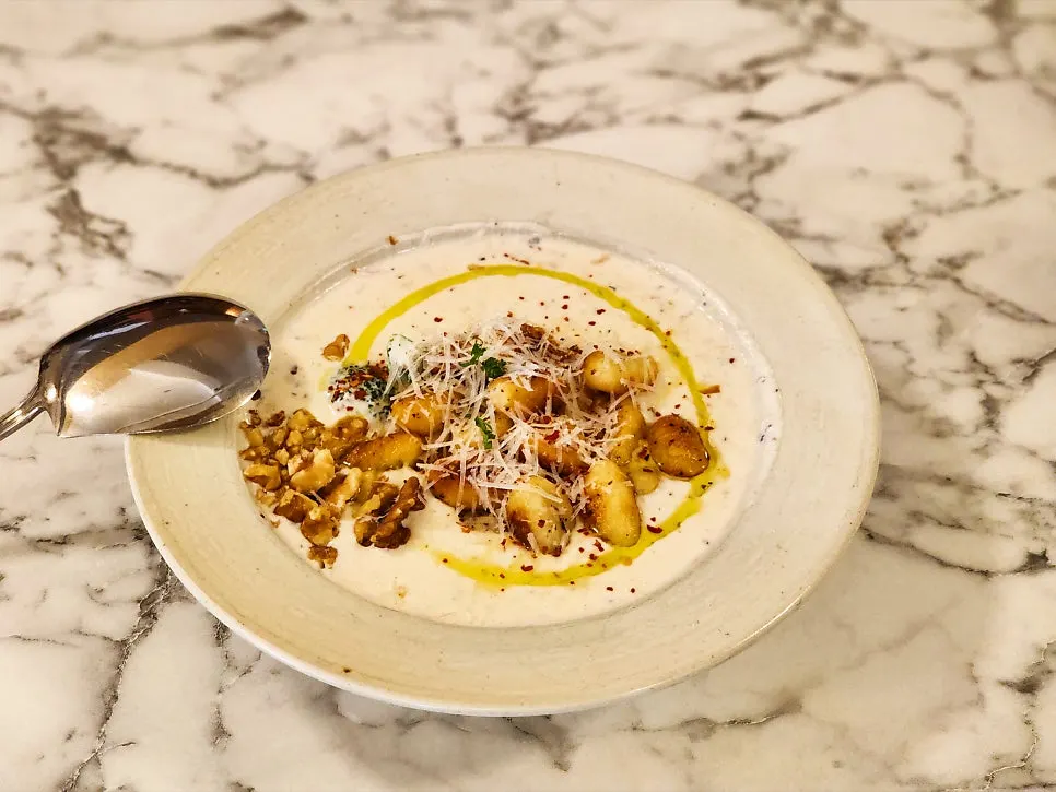 Signature truffle cream gnocchi