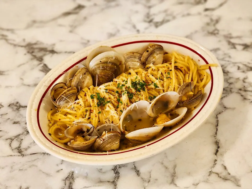 Vongole pasta packed with clams