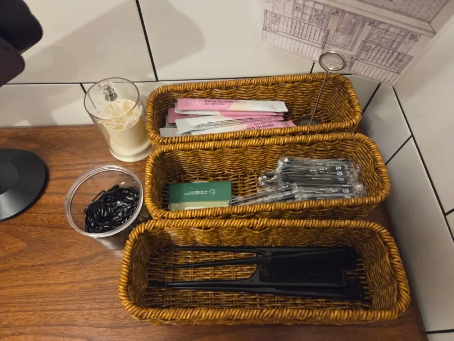 Amenities in the Bologna Daejeon Dunsan Branch restroom