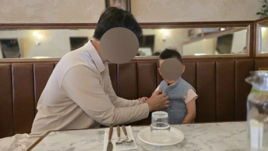 식사를 마친 볼로니아 대전둔산점 테이블