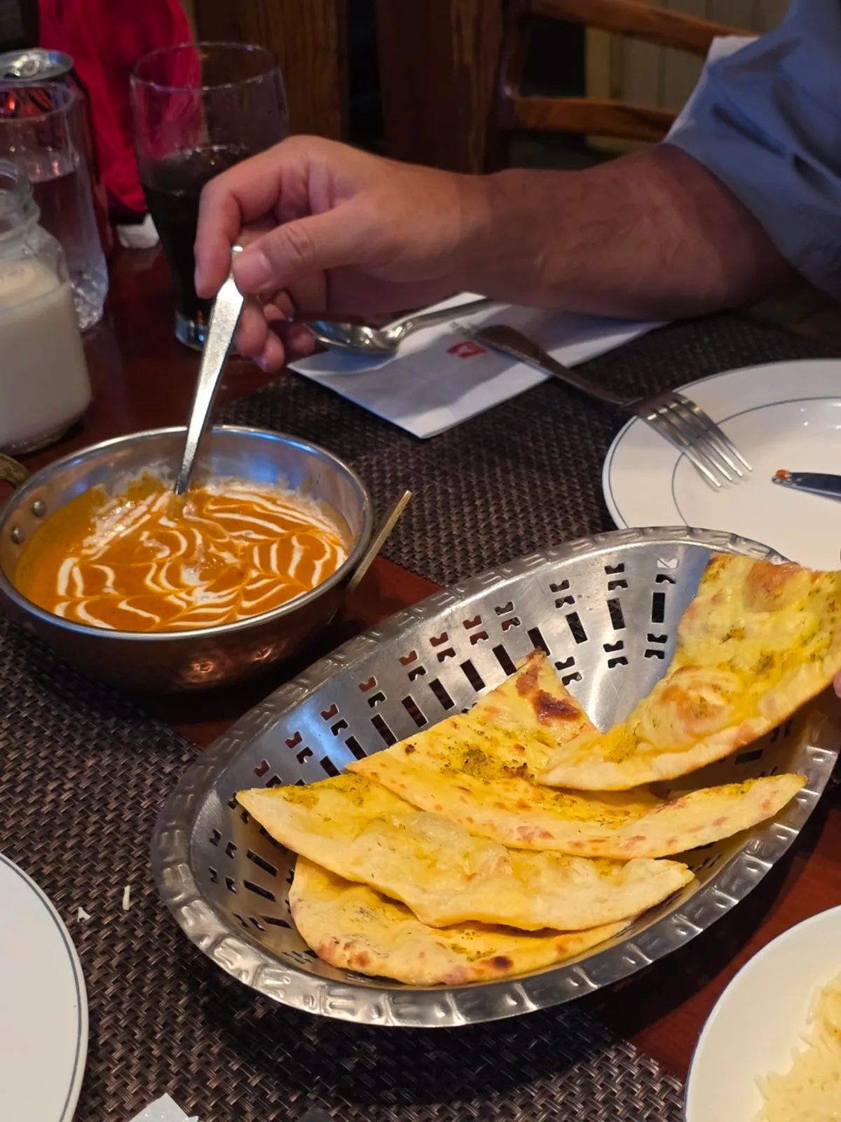 Indian curry spread at Bombay Broy Pangyo