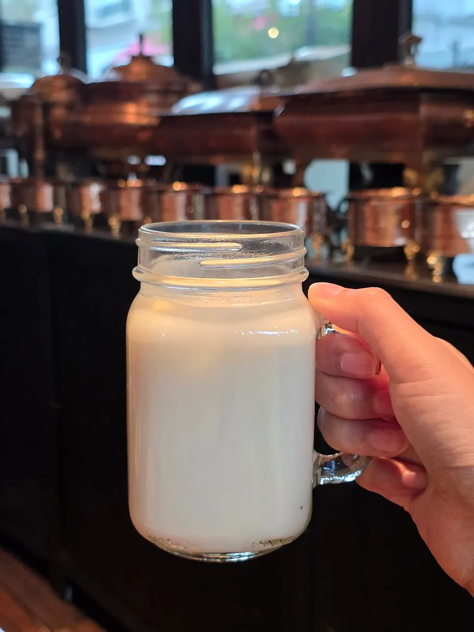 Plain lassi and zero-sugar cola