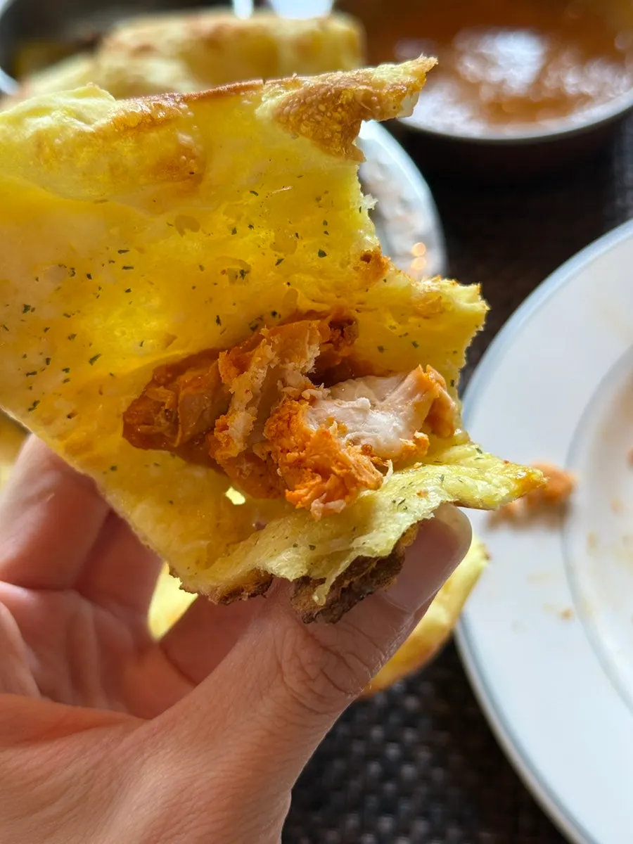 Wrapping up the meal at Bombay Broy Pangyo