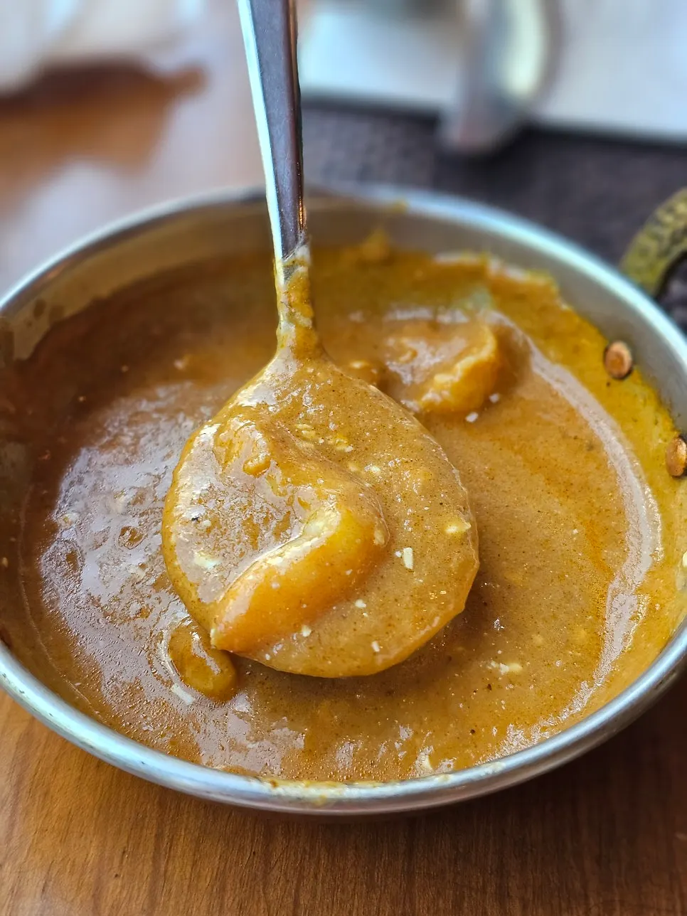 Prawn makhani curry with shrimp