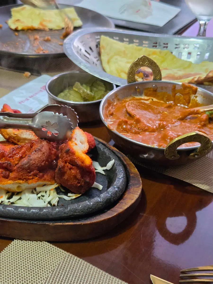 커리에 비벼 먹는 볶음밥