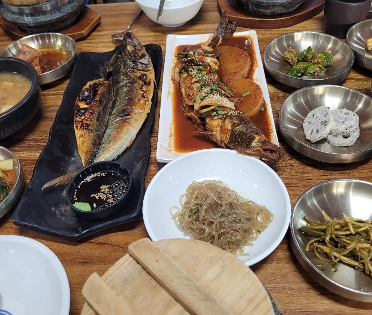 경기광주 초월읍 한정식 봄설 한상 차림