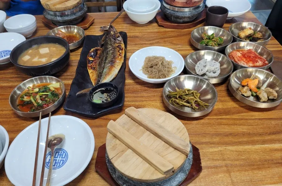창밖 나무가 보이는 봄설 창가 자리