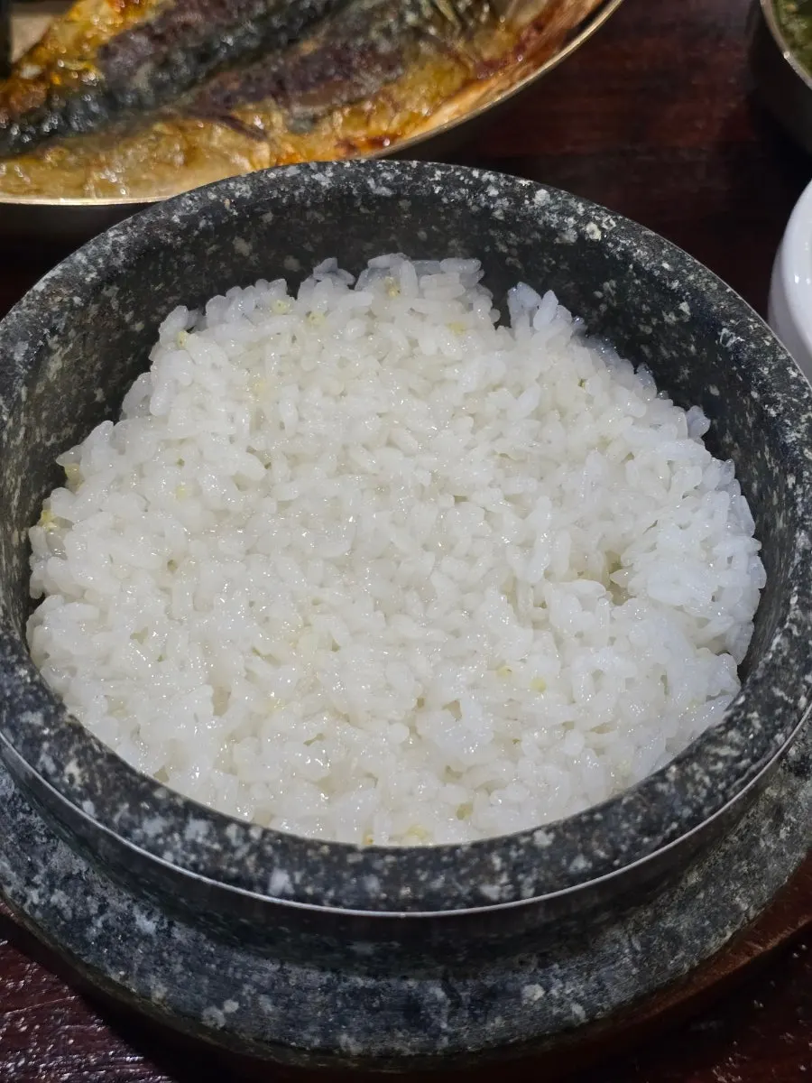 A plate of picked-apart mackerel flesh