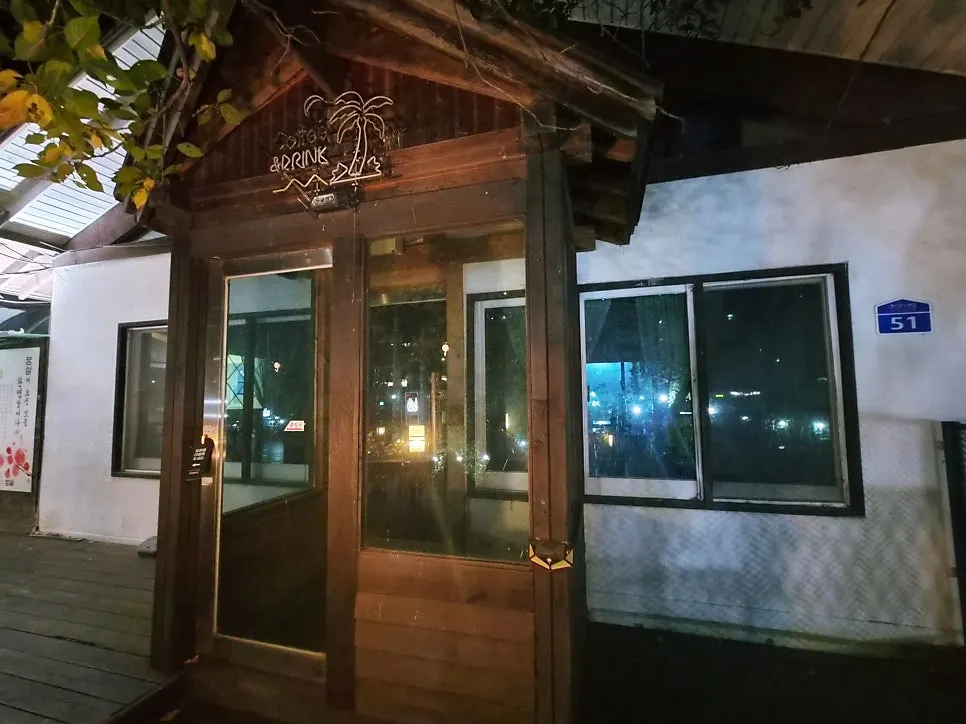Separate café-style space next to the restaurant