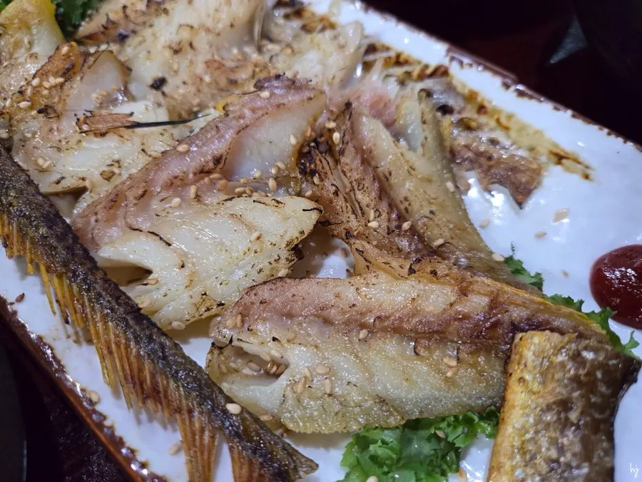 살이 통통한 보리굴비 클로즈업