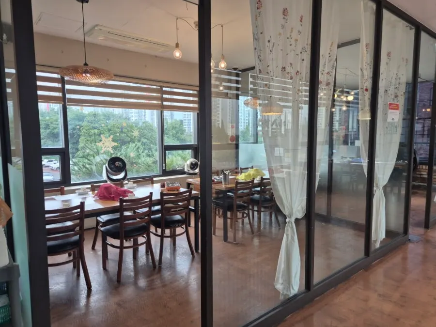 Floor guide for the banquet hall and private rooms