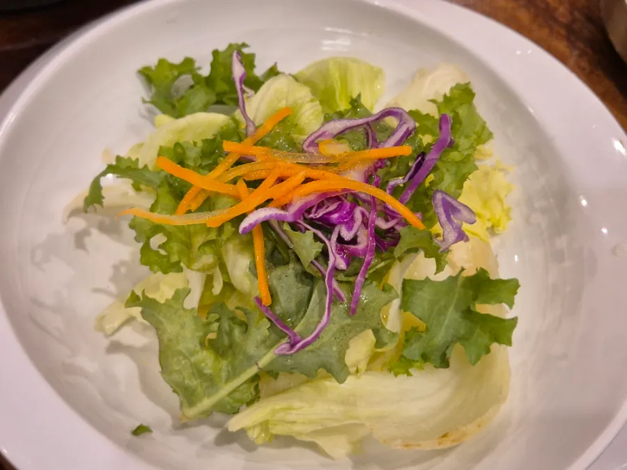 A plate of palate-cleansing salad