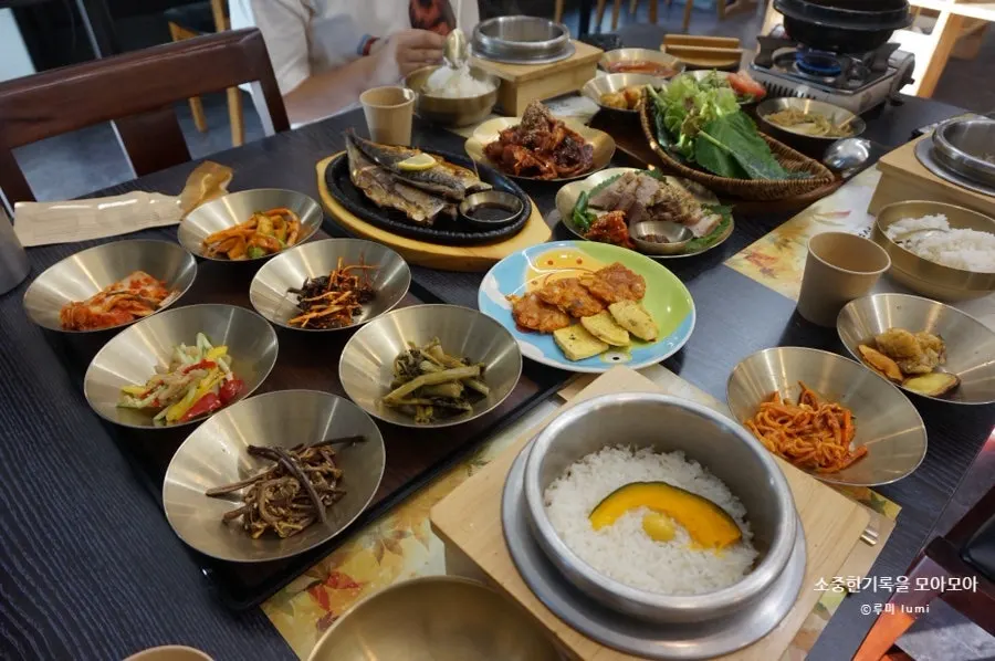 봄설 한 상 3인 기본 상차림