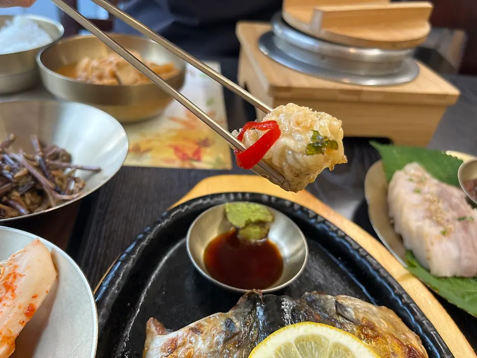 Weekday evening set meal at Bomseol Songdo International City