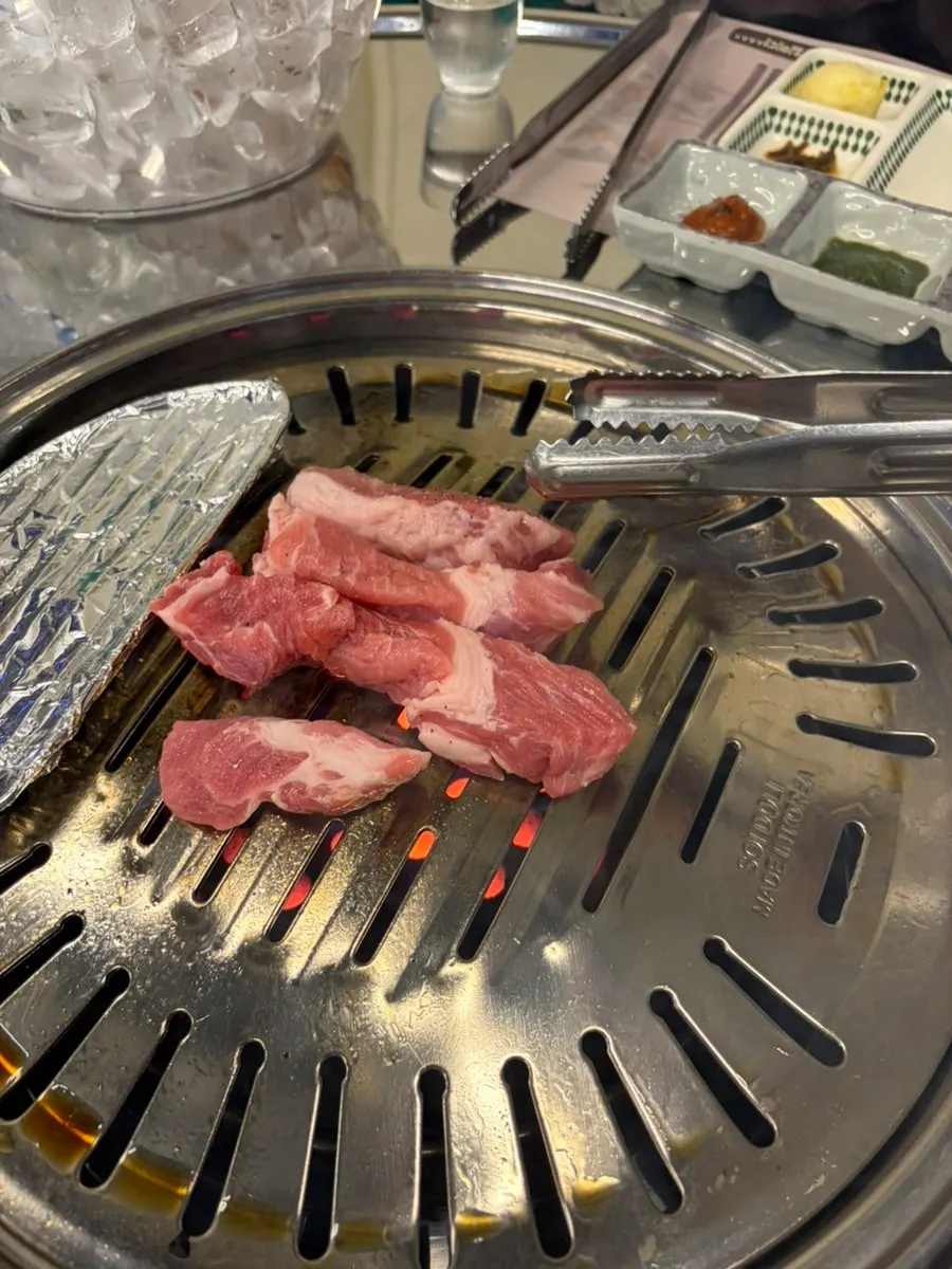 Special pork neck menu