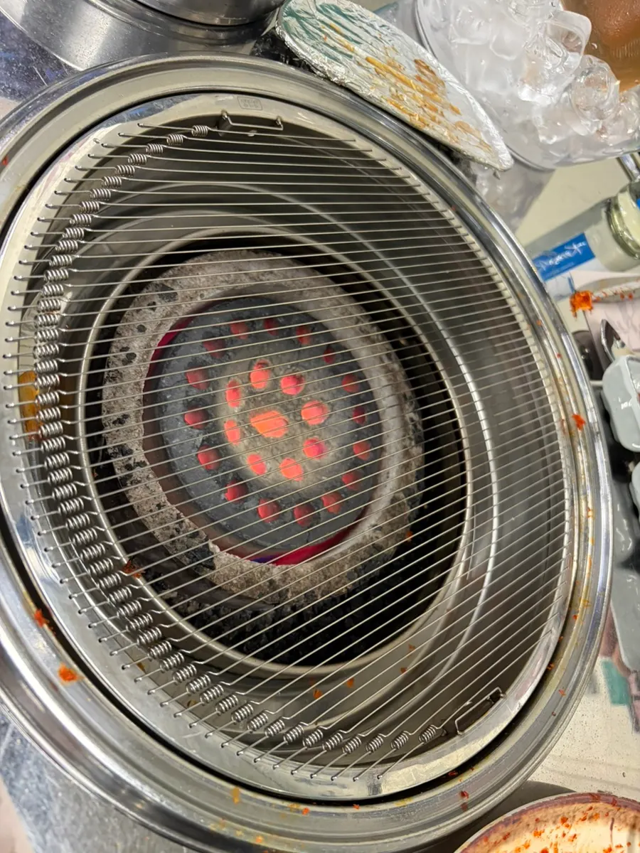 Grill plate changed for hagfish