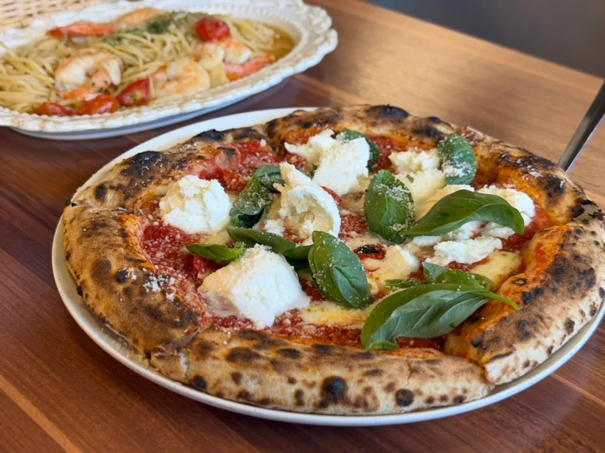 Bonaricetta's signature wood-fired pizza
