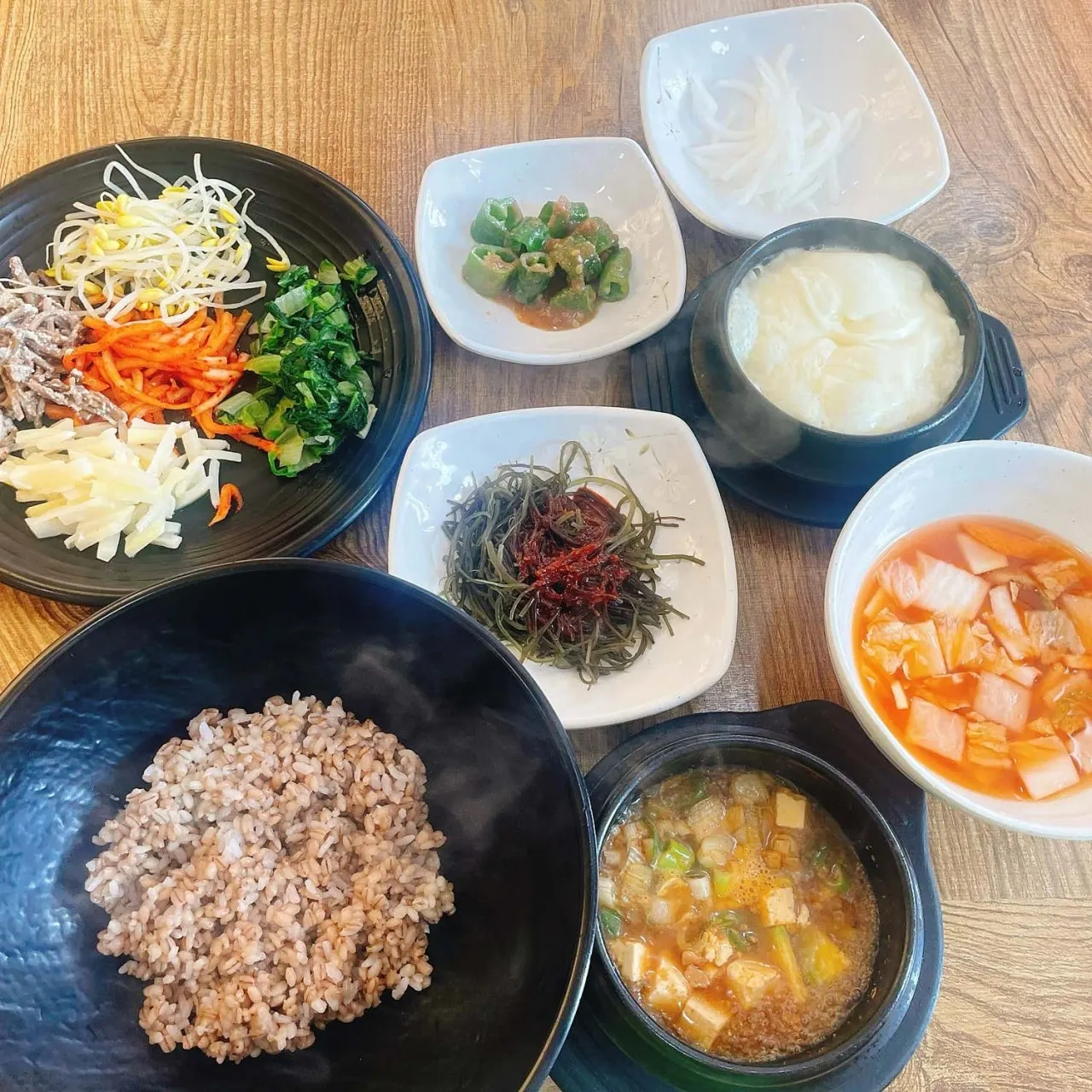 시래기 코다리조림과 보리밥 주문 메뉴