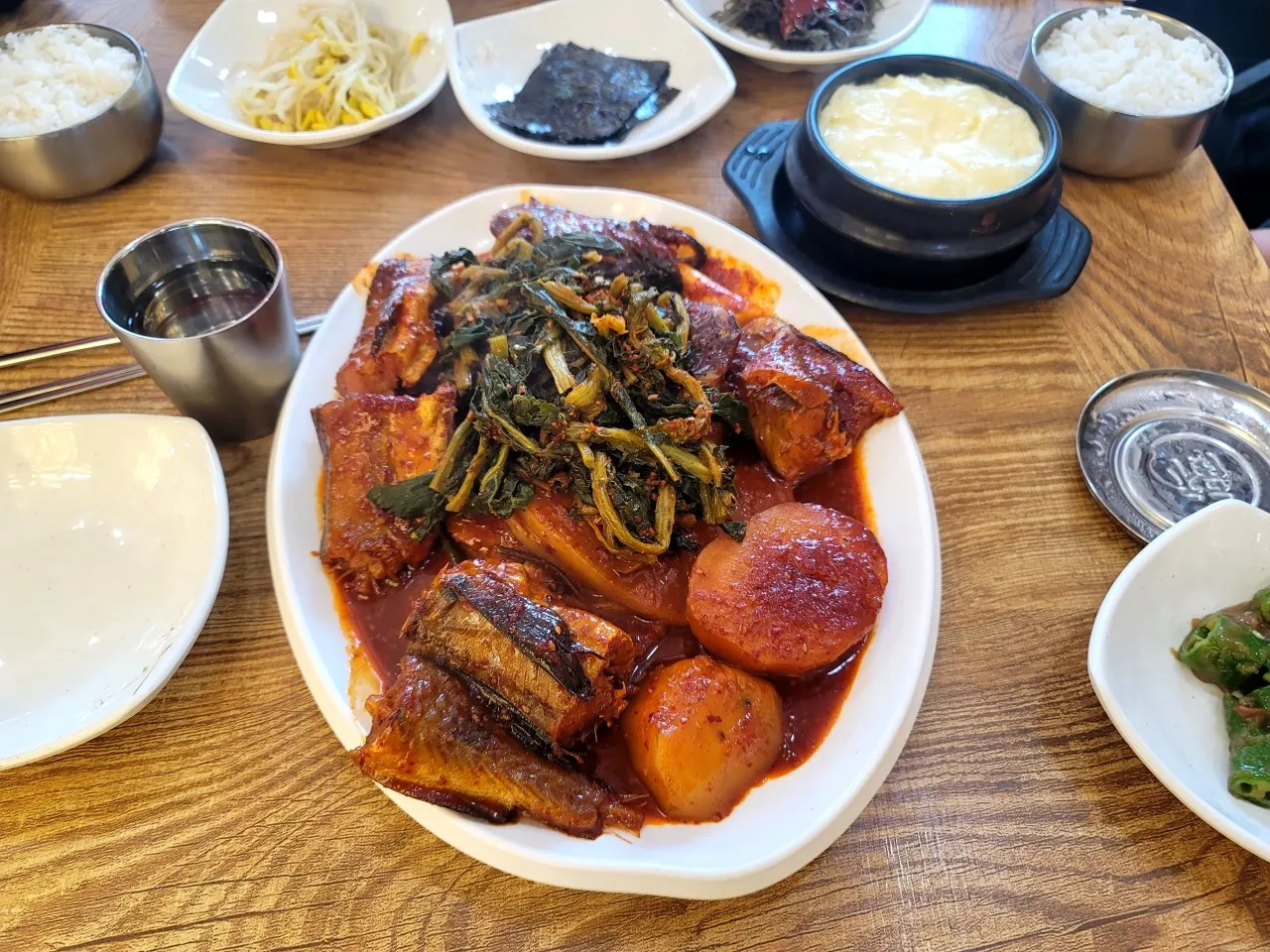 한식 한상 주문 구성
