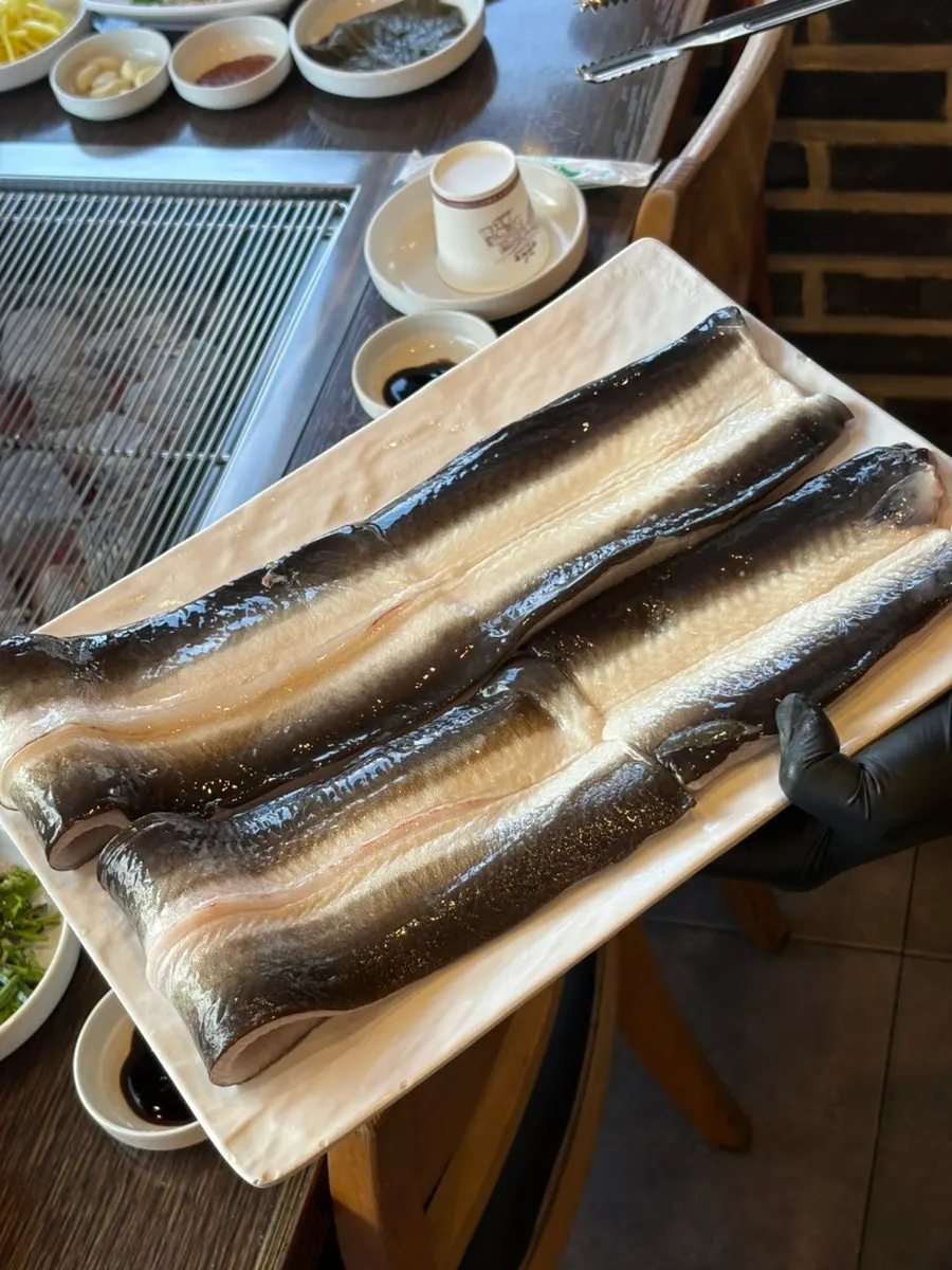 注文したうなぎ塩焼き1.5kg