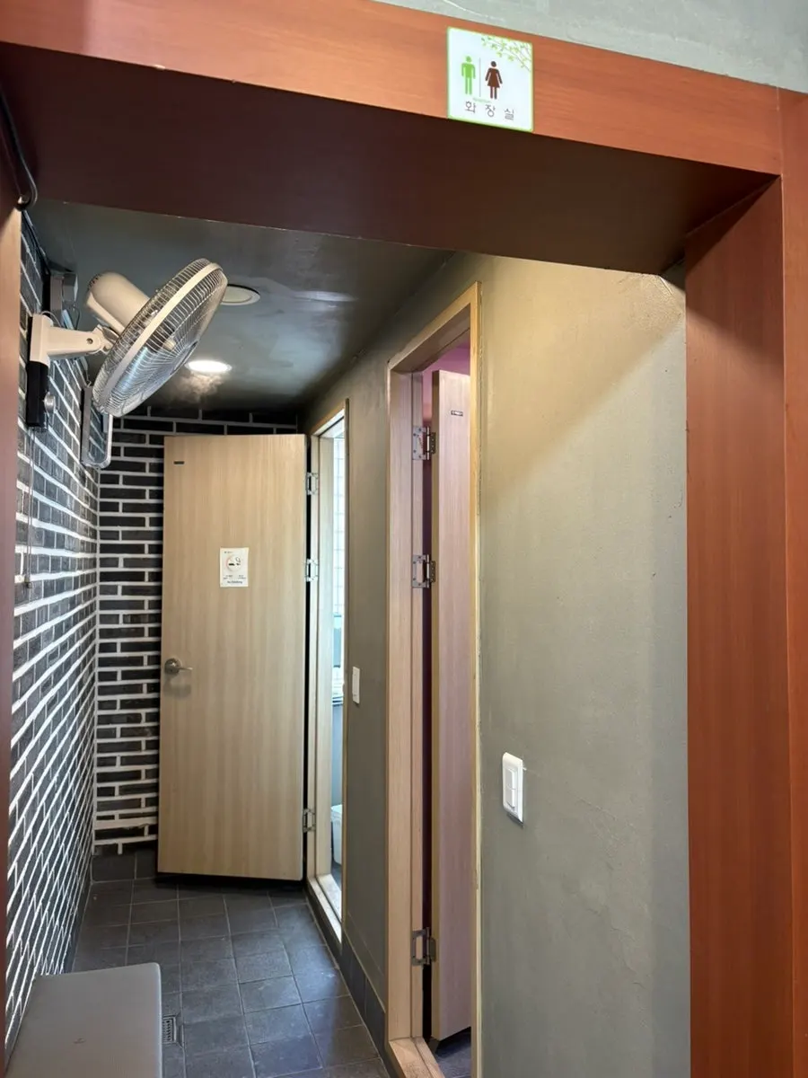 Amenities area inside the restaurant