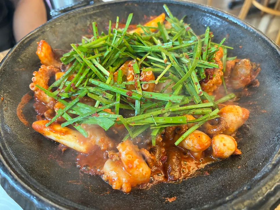 봉천동 상도늘보리 쭈꾸미볶음 상차림