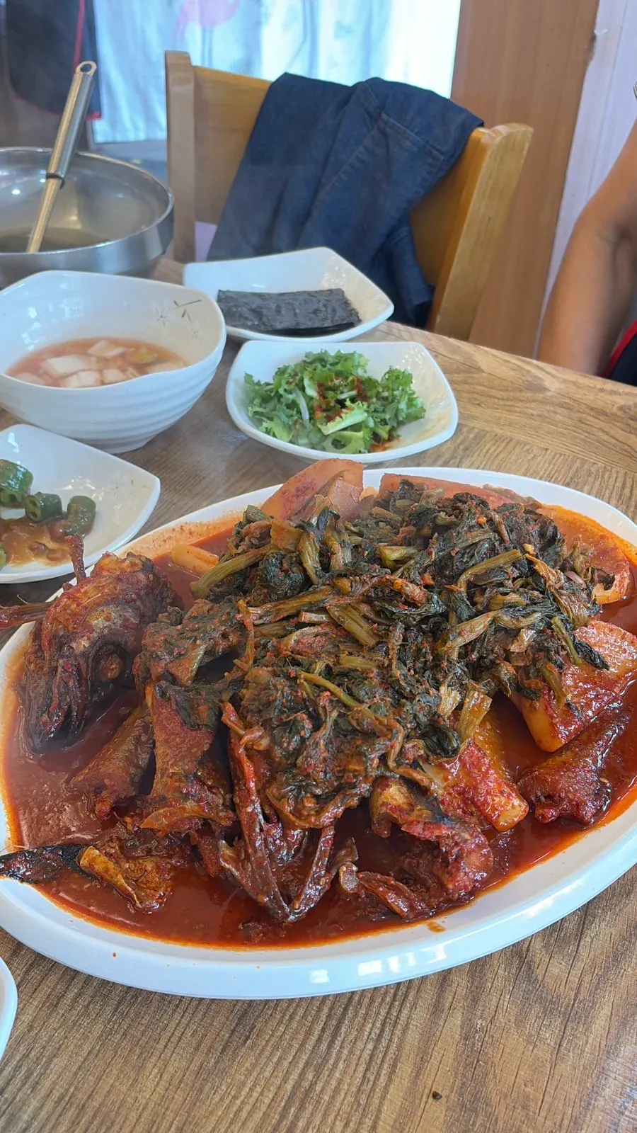 시래기가 깔린 코다리조림 대자