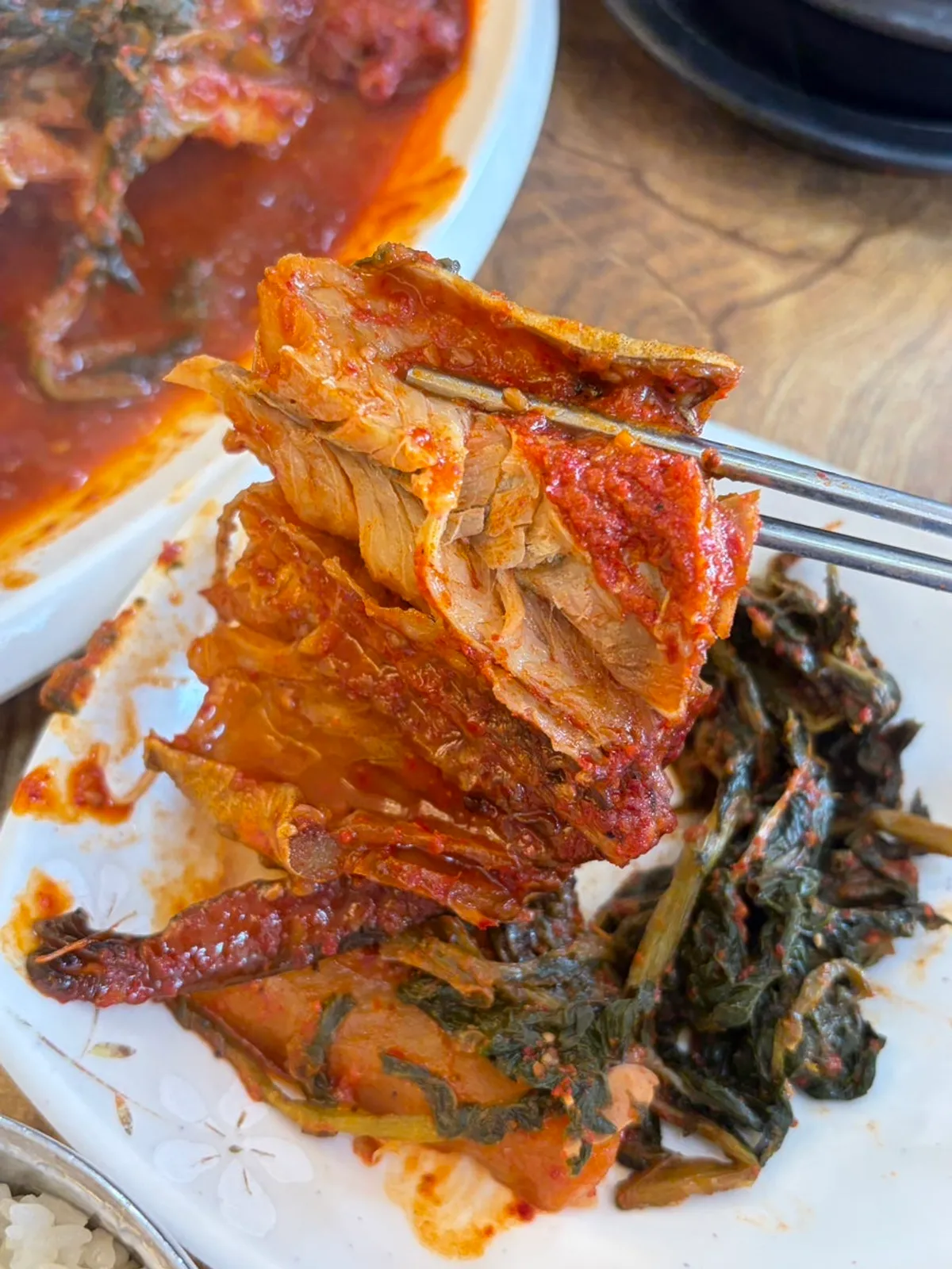 살이 두툼한 코다리조림 한 점