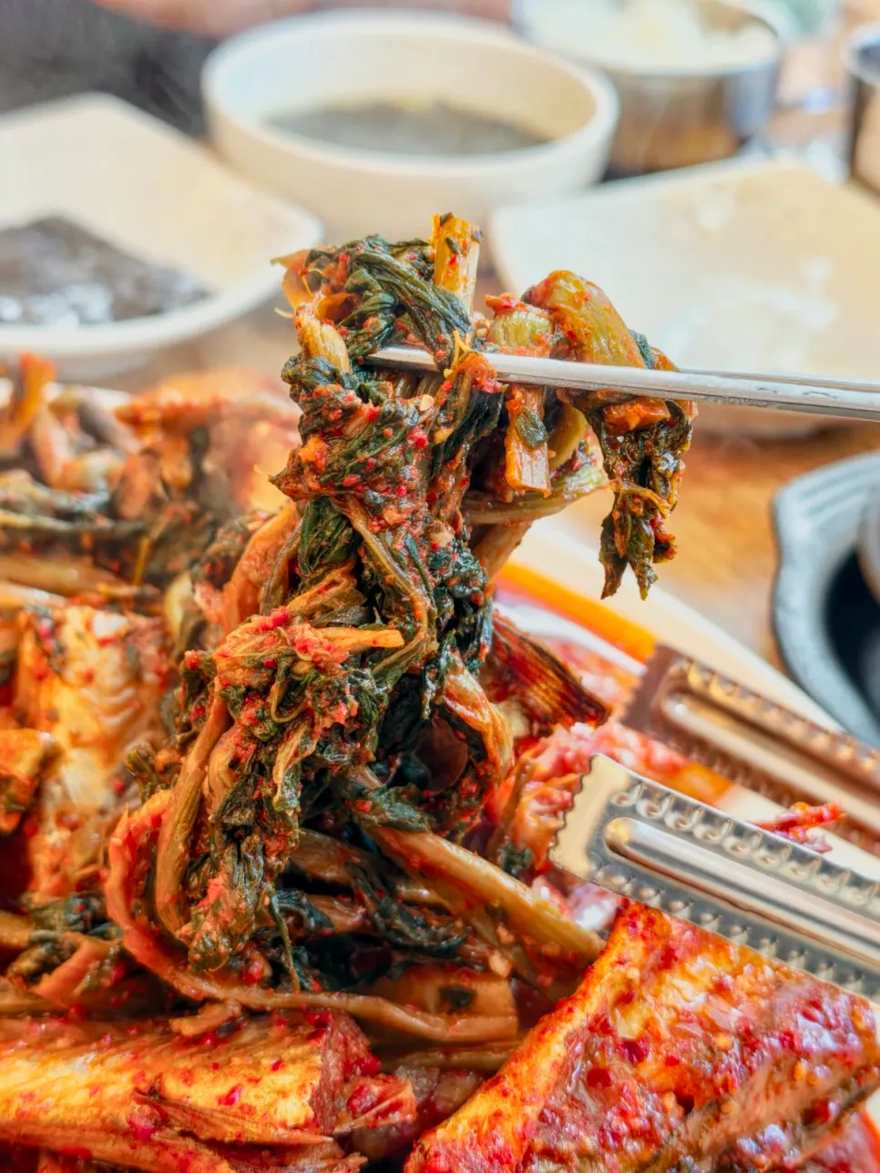 Siraegi softened in sauce