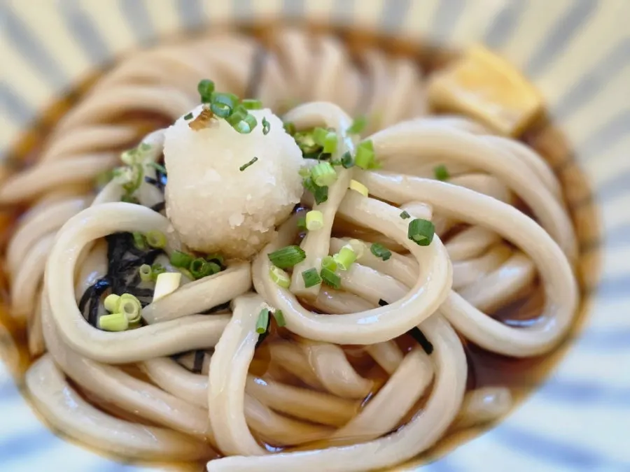 Cold bukkake udon