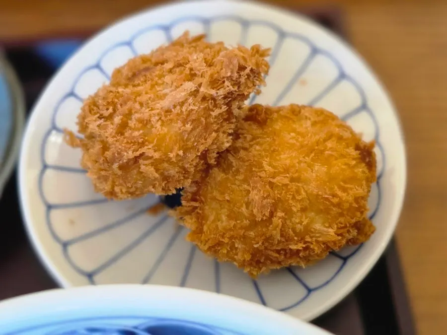 Crispy fried cheese with a stretchy center
