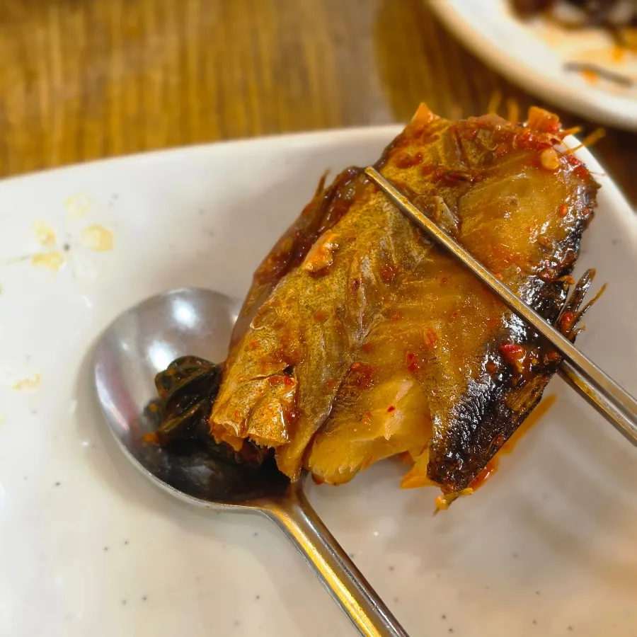 푹 익어 부드러운 코다리조림 시래기