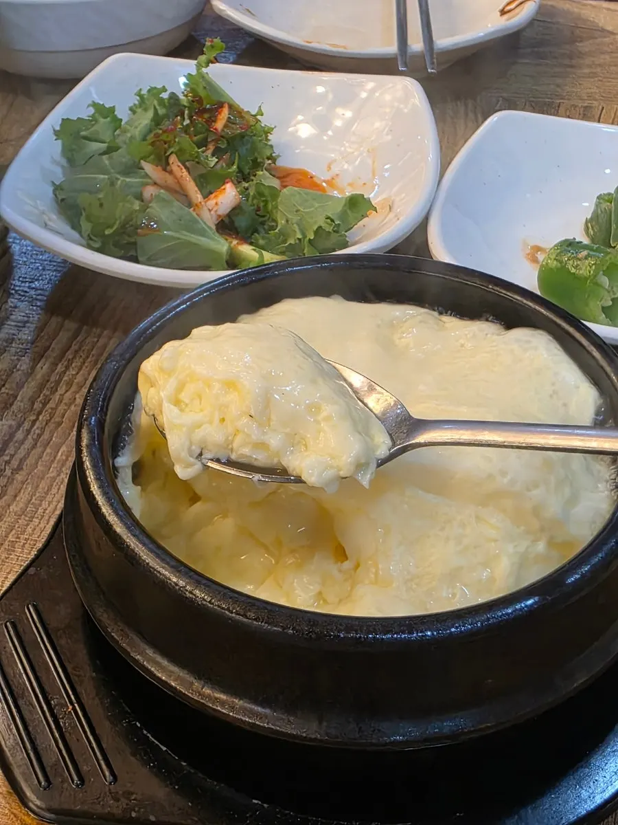 서비스로 나온 계란찜