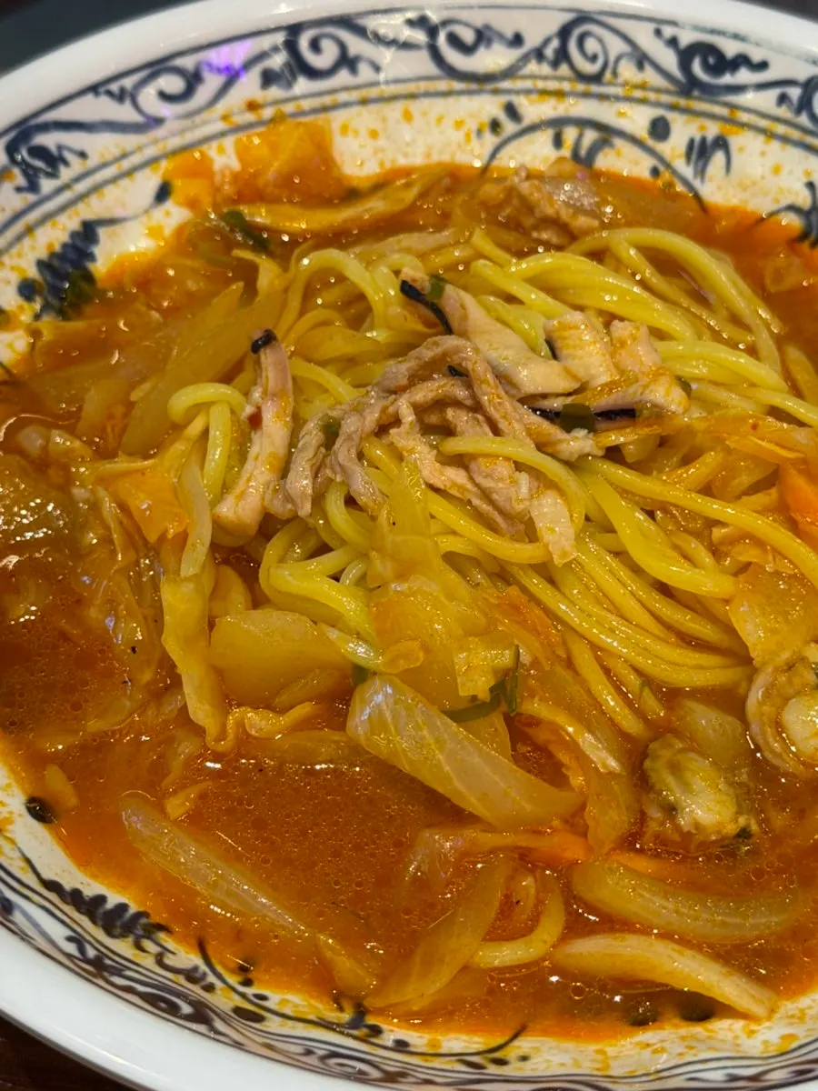 Wok-smoky Bobae jjamppong noodles