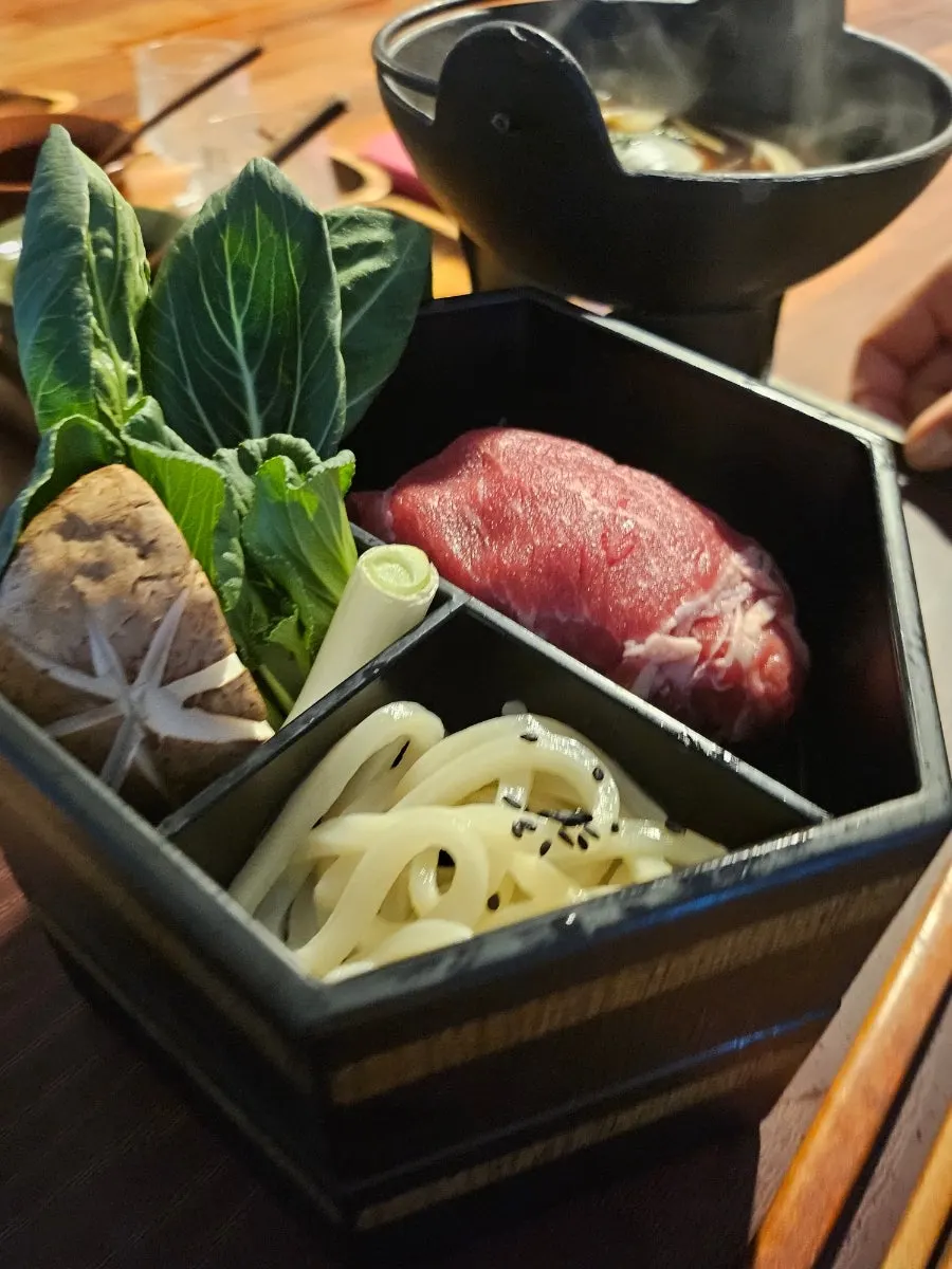 Japanese-style dining table atmosphere