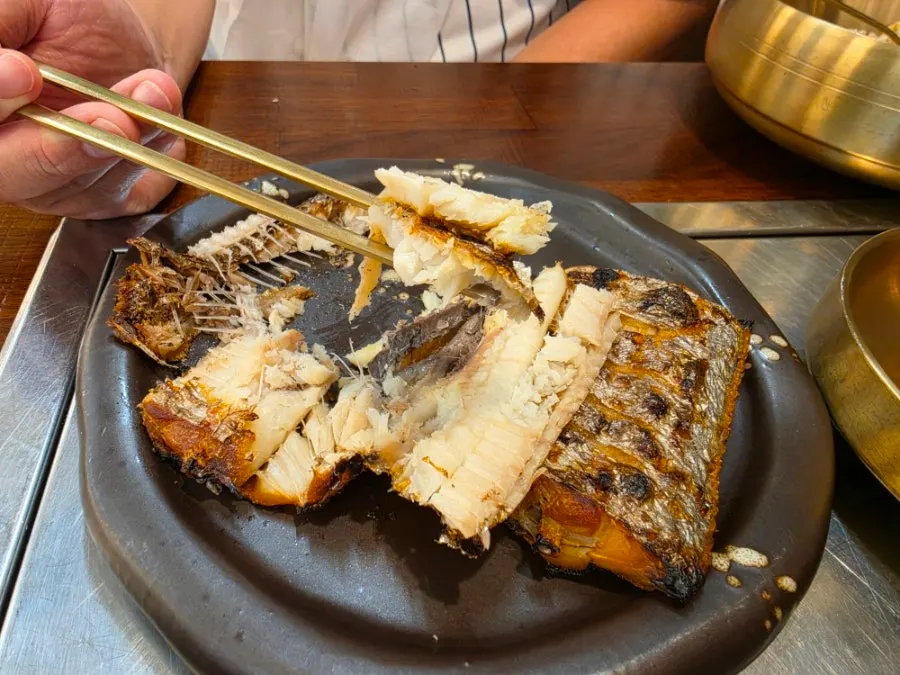노릇하게 구운 갈치구이