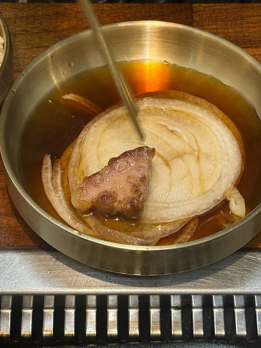 Diced pork neck cut into bite-sized pieces