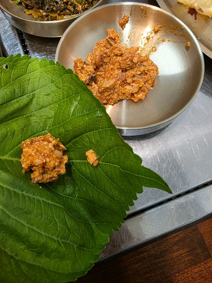 Plump grilled mackerel