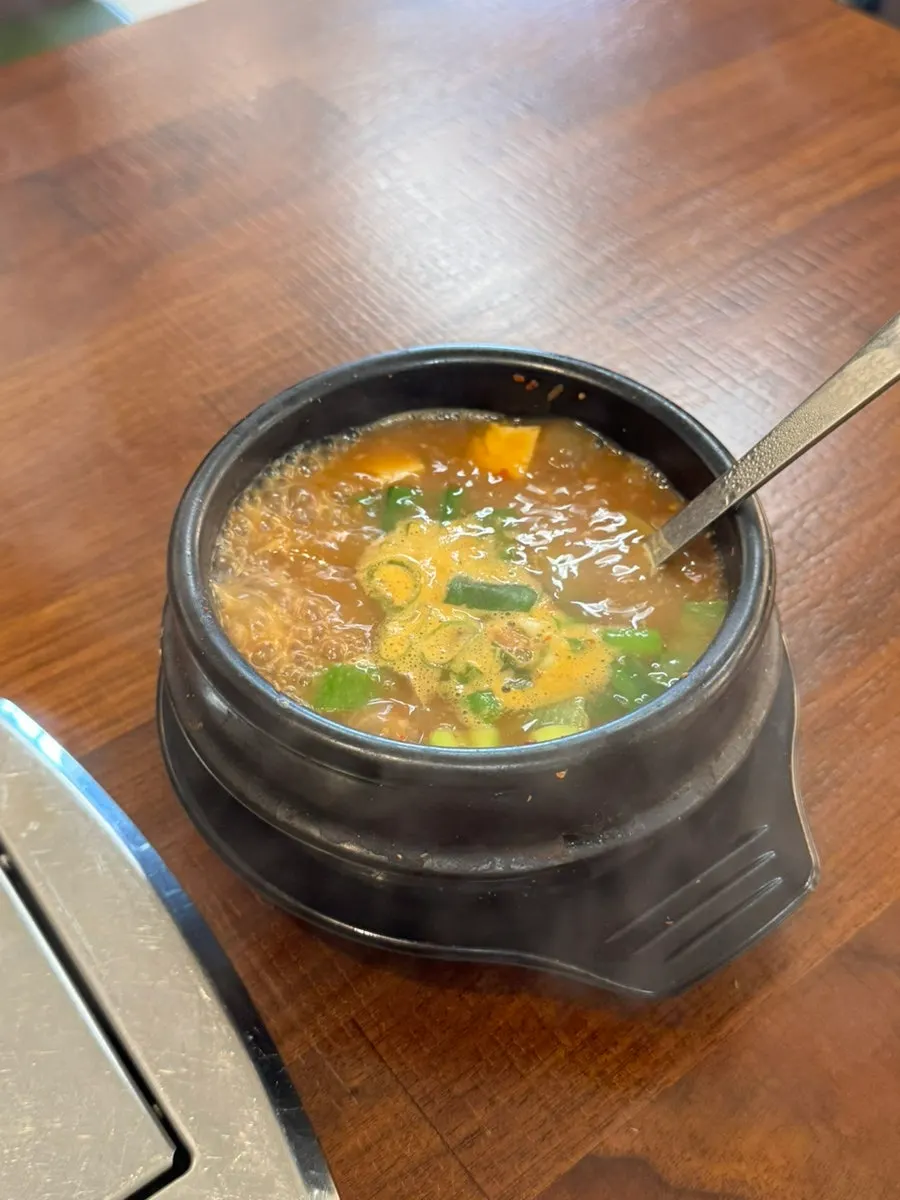 Doenjang-jjigae served with the set