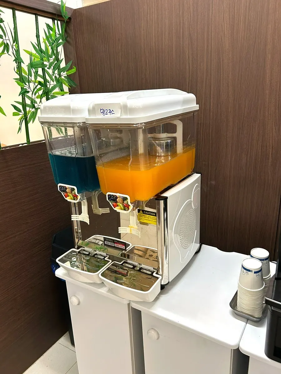 망고주스 레몬주스 커피머신