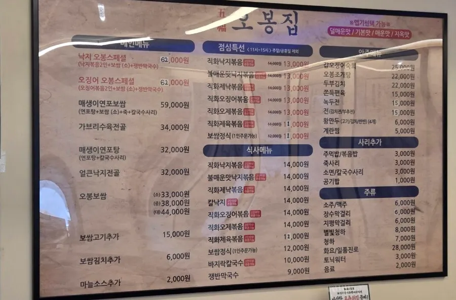 Room at Obongjip Samseong Branch that fits up to 15