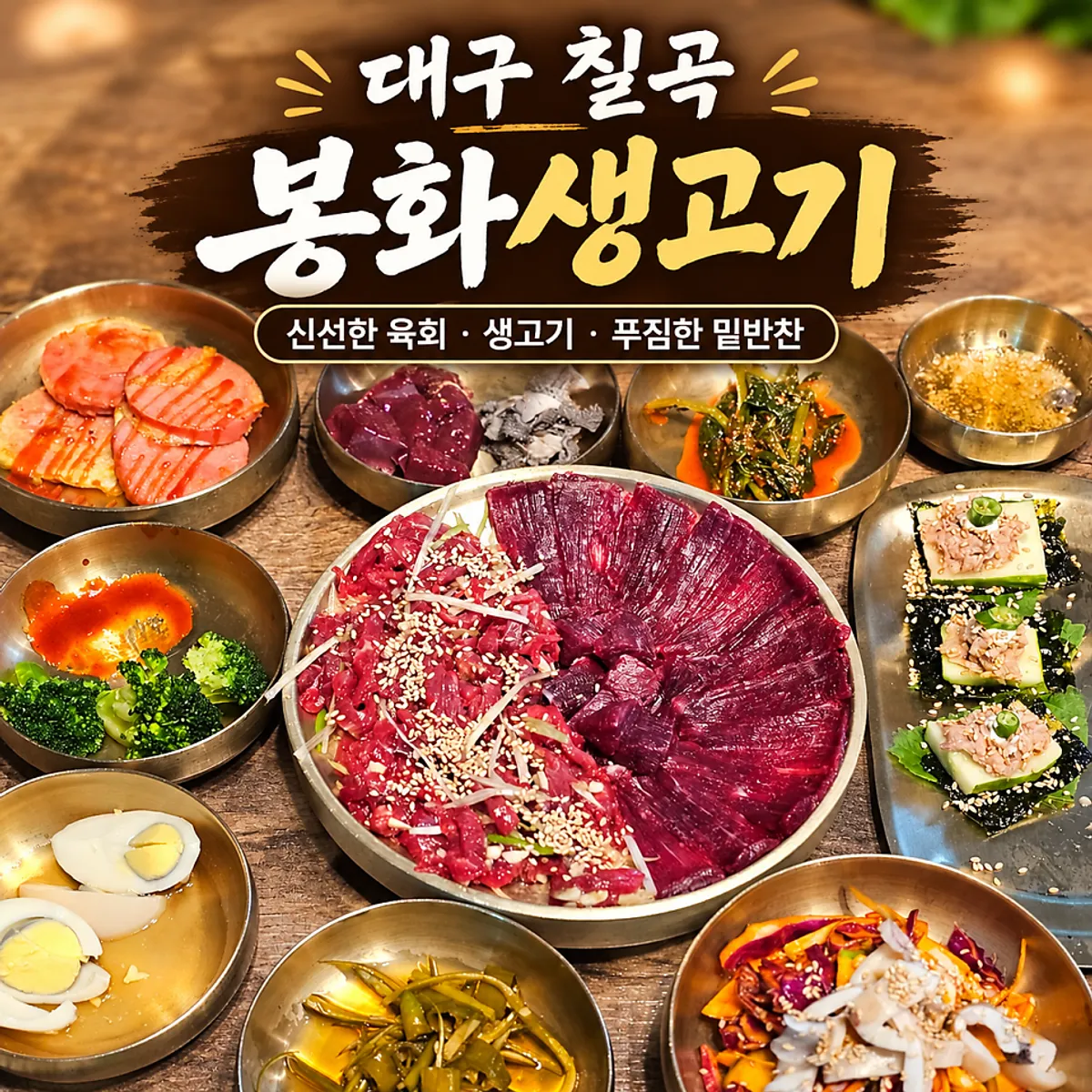 Signature photo of Bonghwa Saenggogi's raw beef and yukhoe