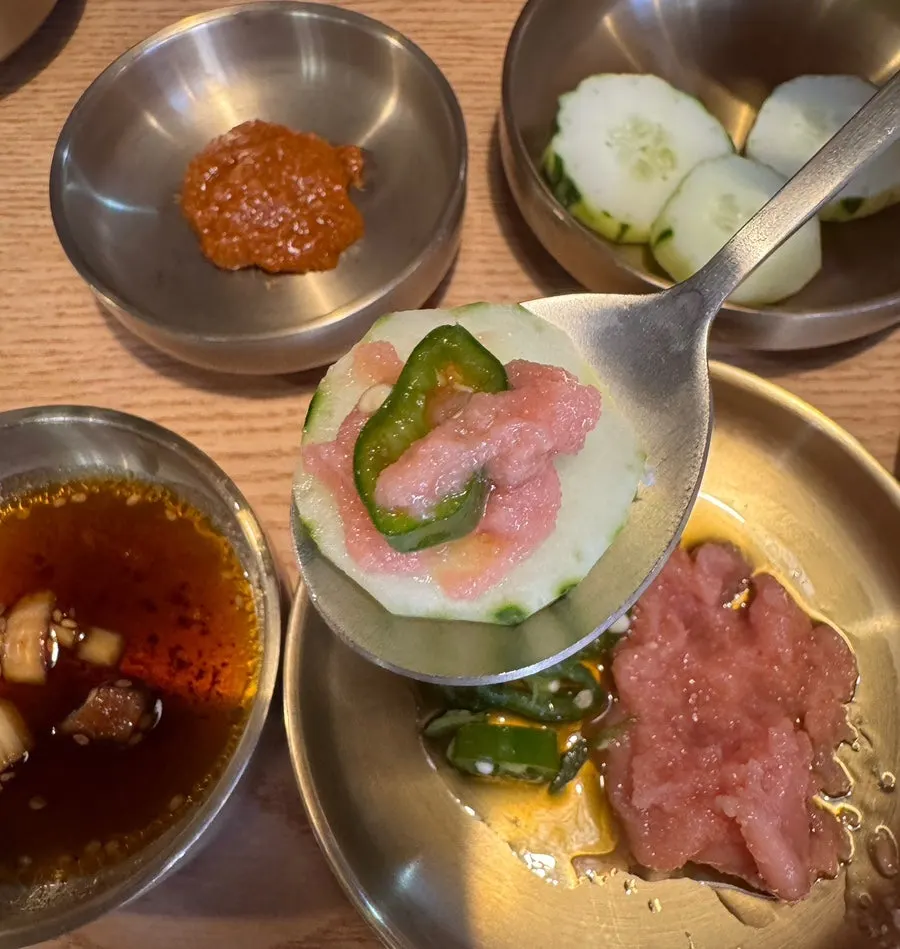 추억의 반찬 분홍소시지 부침