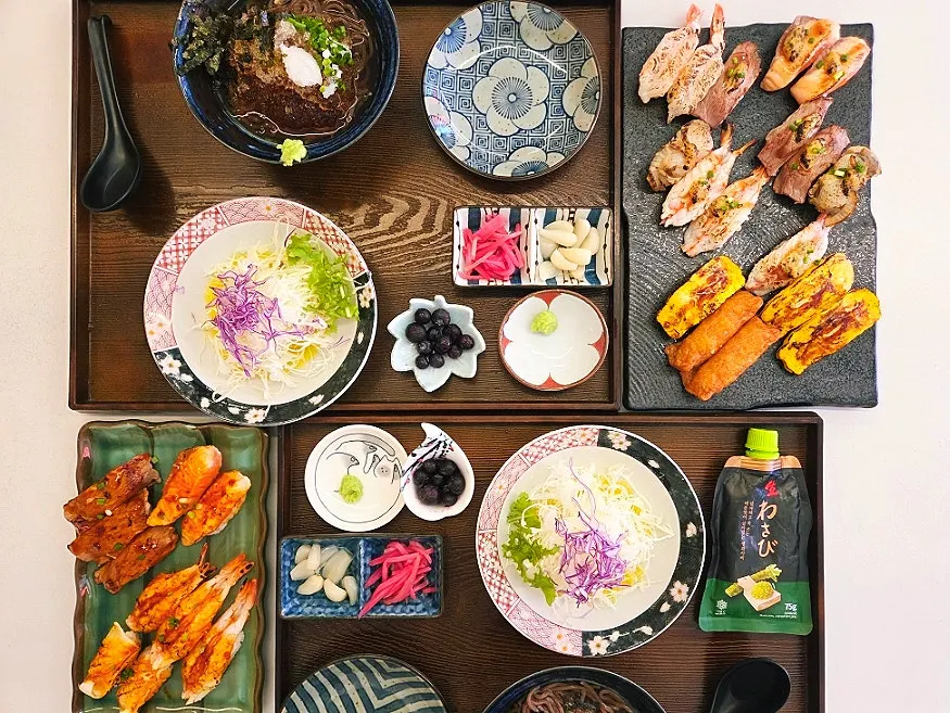 Order screen for the Sushi Hwa flame-seared sushi set