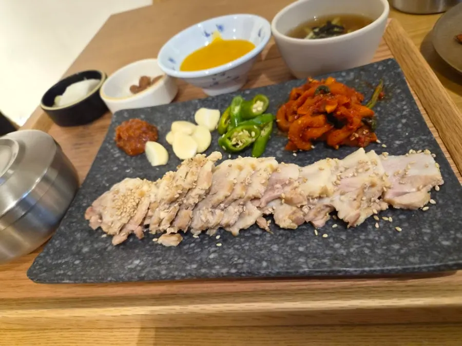 맛보기 보쌈 한 접시