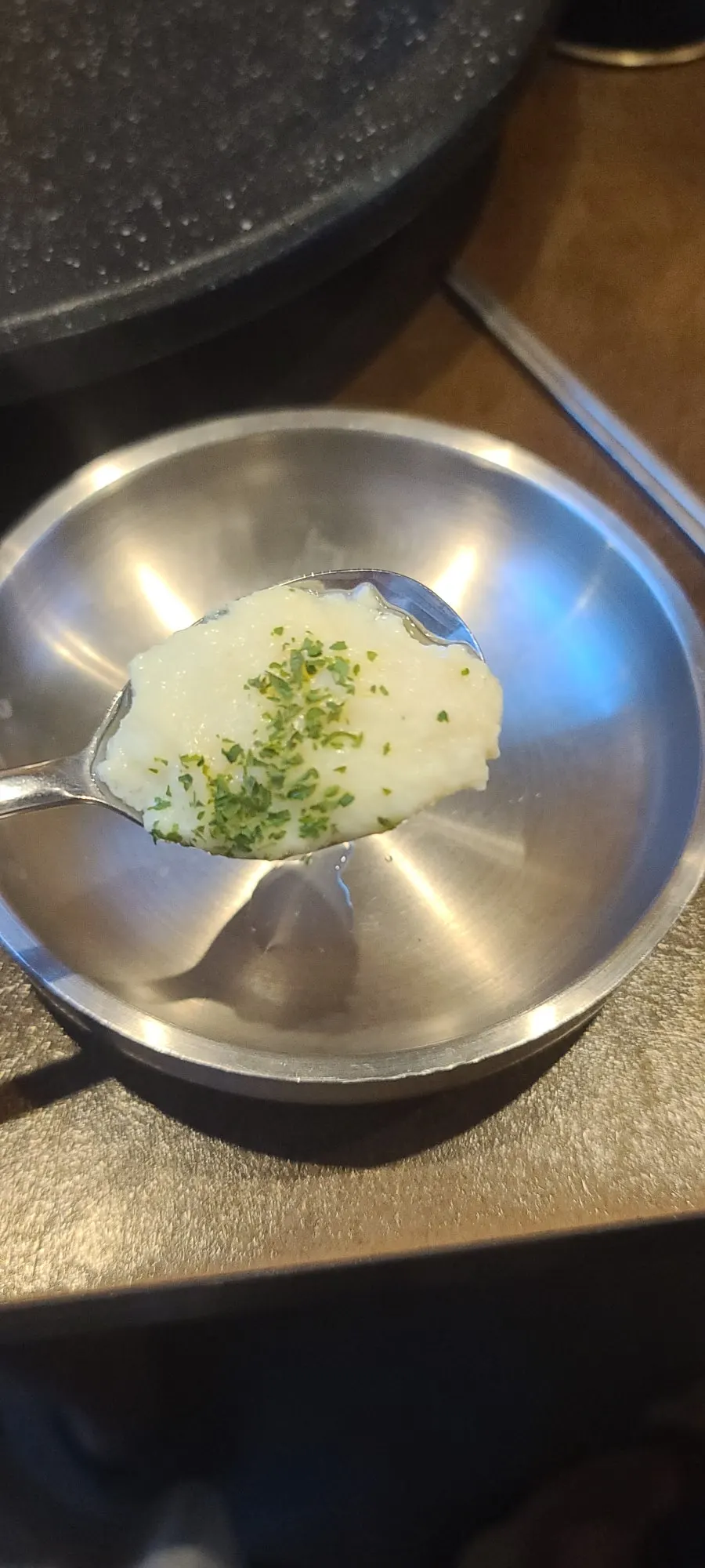 Free steamed egg topped with cheese