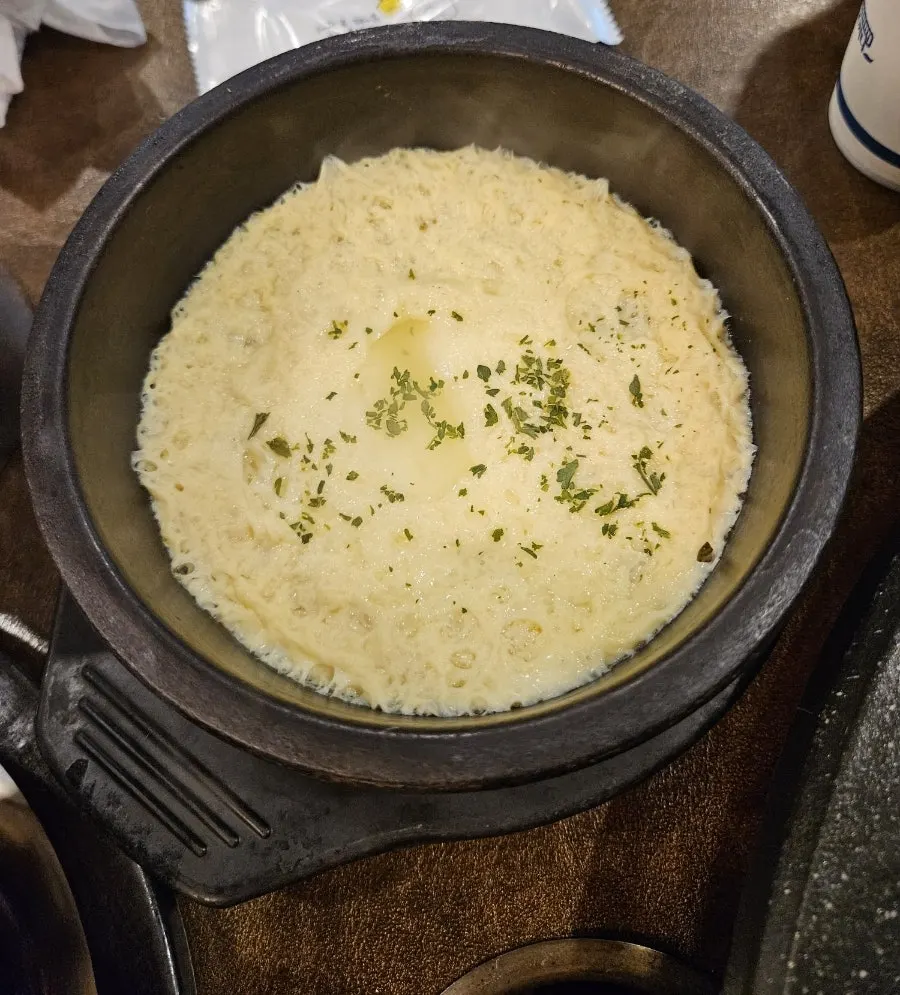 A bowl of free-refill steamed egg