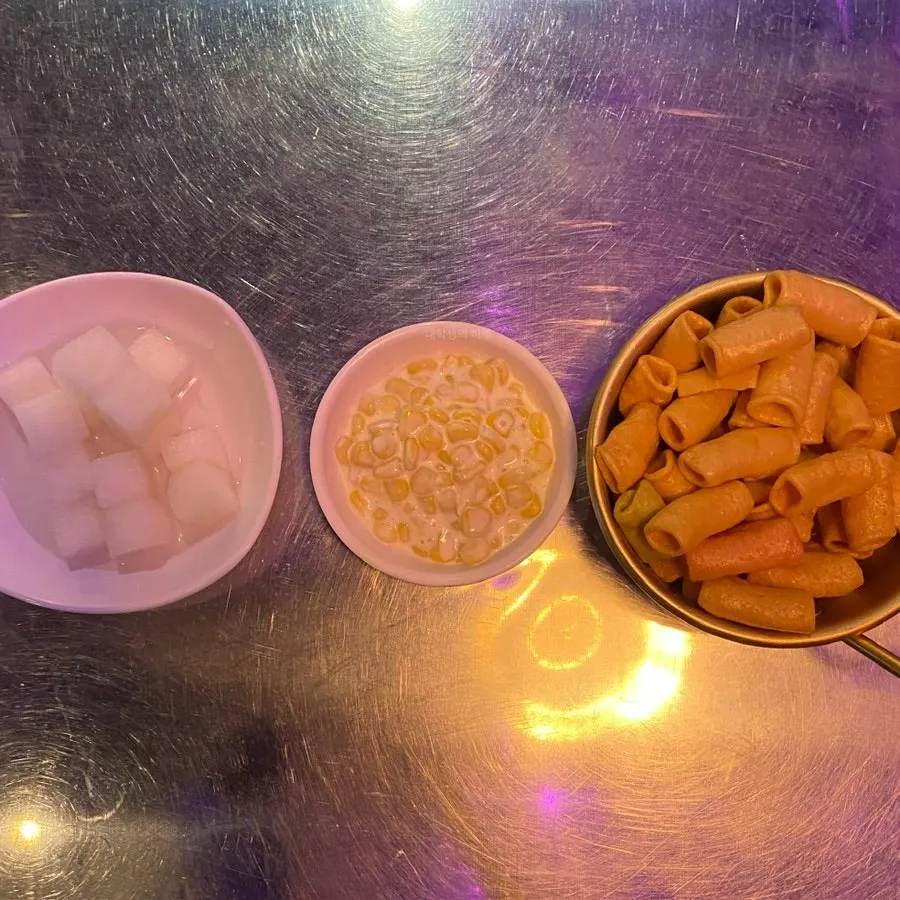 Kkojip menu with a variety of bar snacks
